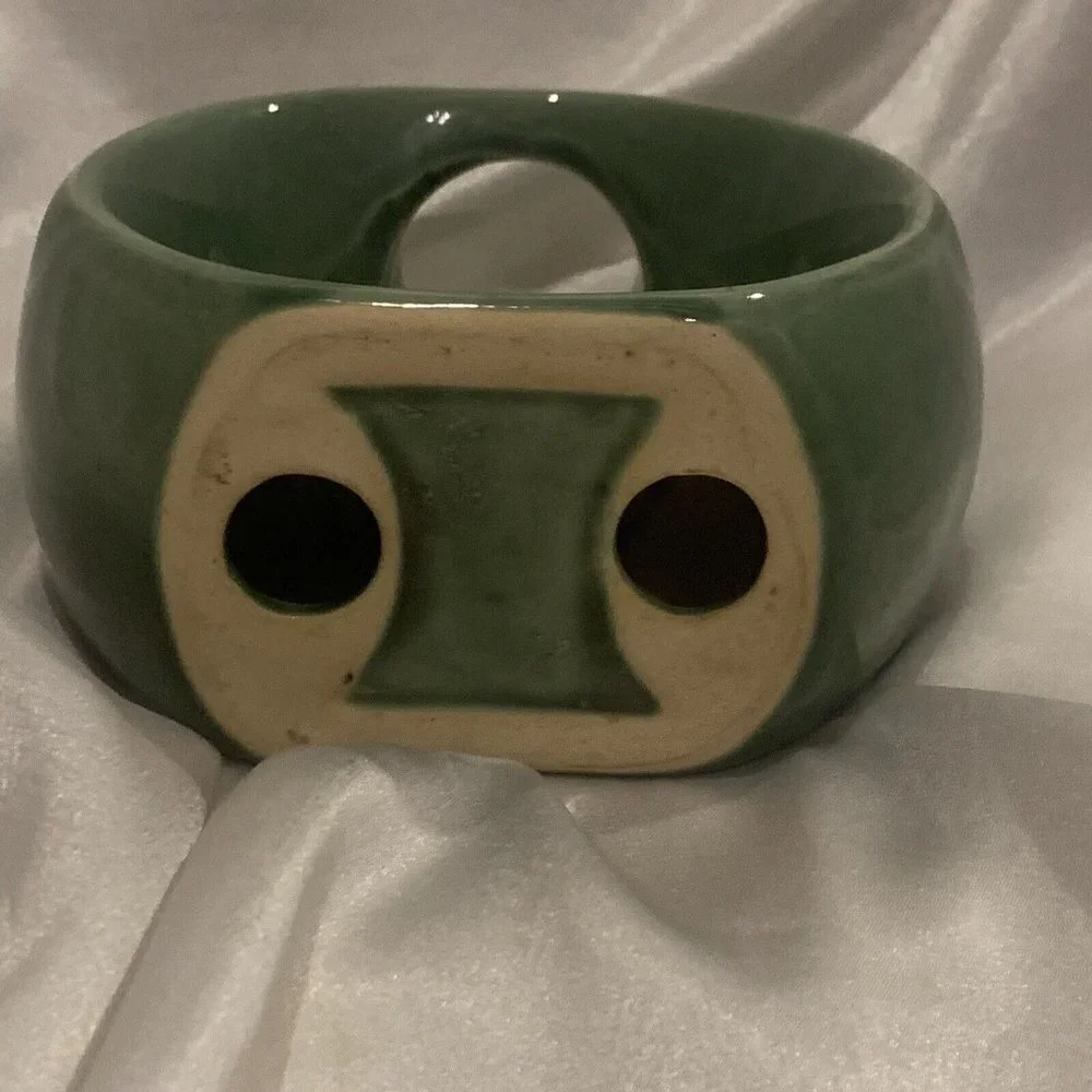 Vase. Bamboo Shoot. Round. Missing cylinder. 5.3